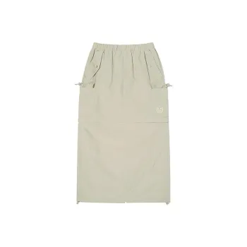 Kirsh SS24 Casual Long Skirt Women's Light Khaki