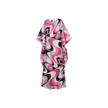 EMILIO PUCCI Onde print Kaftan Dress