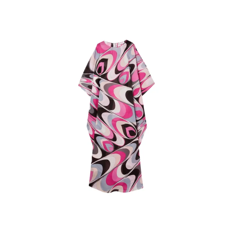 EMILIO PUCCI Onde print Kaftan Dress-0