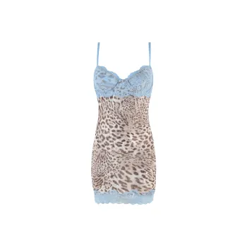 I.AM.GIA CALYPSO MINI DRESS Slip Dresses Women's Leopard