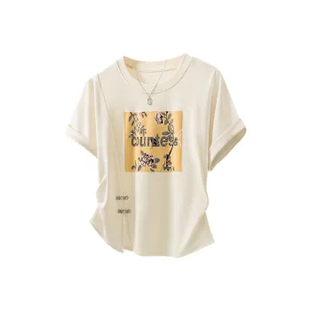 TOUCH T Shirts Women's Apricot