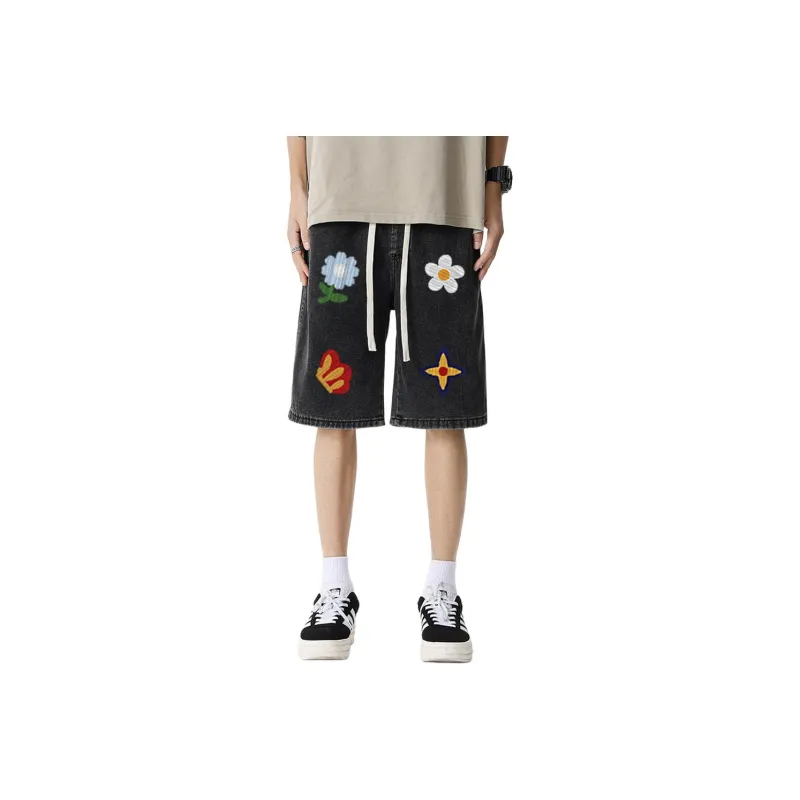 HELEH Denim Shorts Unisex-4