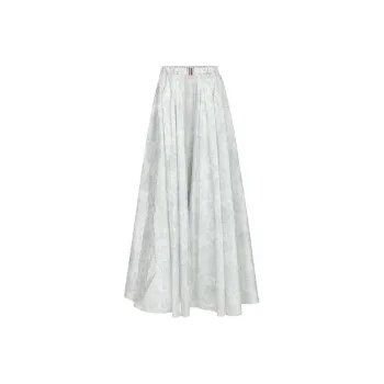 Selkie Casual Long Skirts Women's Light Apricot With Floral Print