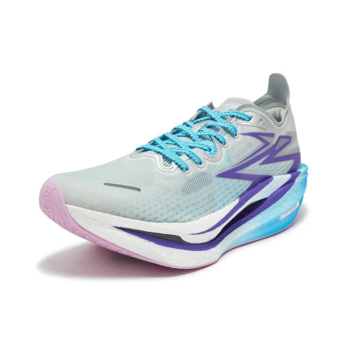 361° Flame 4 Cushioning, Slip Resistant, And Abrasion Resistant Low Top Casual Running Shoes Unisex Blue Button-1