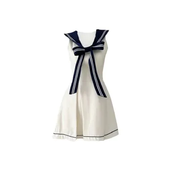 SECFLY OFFICIAL Sleeveless Dress Women's White