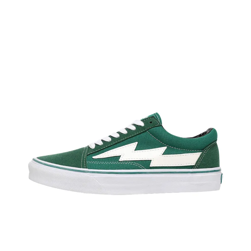 REVENFE X SPOTM x BURNING FLAME Slip Resistant, Abrasion Resistant, Breathable Low Top Canvas Shoes Unisex-50