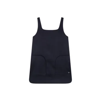 Maje Satin Pinafore Mini Dress