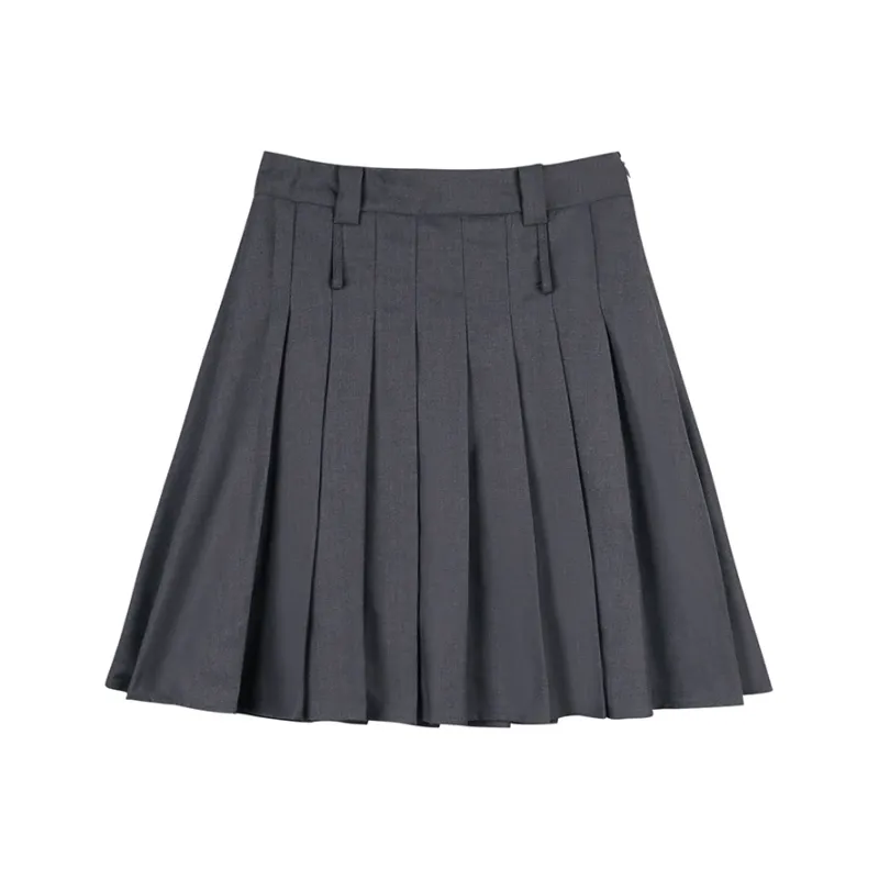 Migu Casual Short Skirts Women's Gray-0