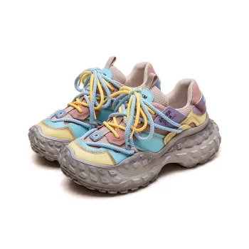 Chibang Abrasion Resistant, Breathable, Balanced, Lightweight Low Top Chunky Sneakers Women's