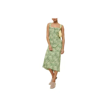 REFORMATION Tancy Dress Slip Dresses Women's Green