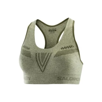 SALOMON Essential Move On Bra Seamless Bra Women's Green
