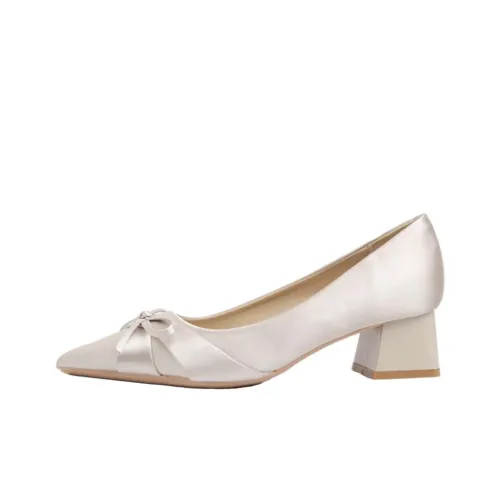 KATHRYN WILSON Casual Single Shoes 4.5cm Women's Apricot