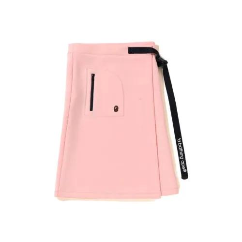 A BATHING APE Casual Short Skirts Women's Pink
