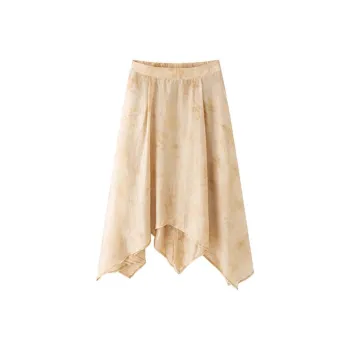 PHI.M Casual Long Skirts Women's Light Brown