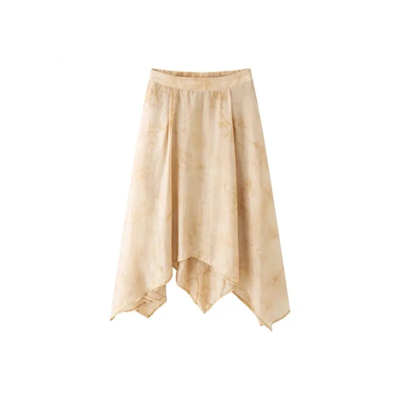 PHI.M Casual Long Skirts Women's Light Brown-0