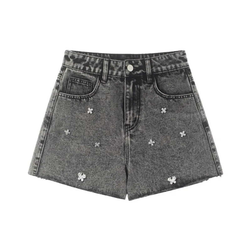 ITIB Denim Shorts Women's Black-0
