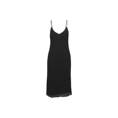 ARITZIA Wilfred Only Slip Midi Dress Slip Dresses Women's Black