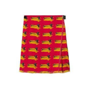 Burberry Duck print Wool Miniskirt