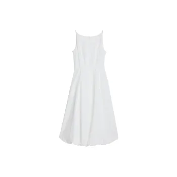 Rose Slip Dresses Women's White