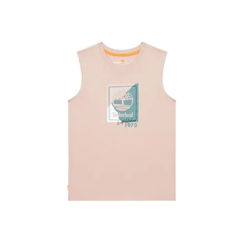Timberland Sleeveless Sports Shirts Women's Pink