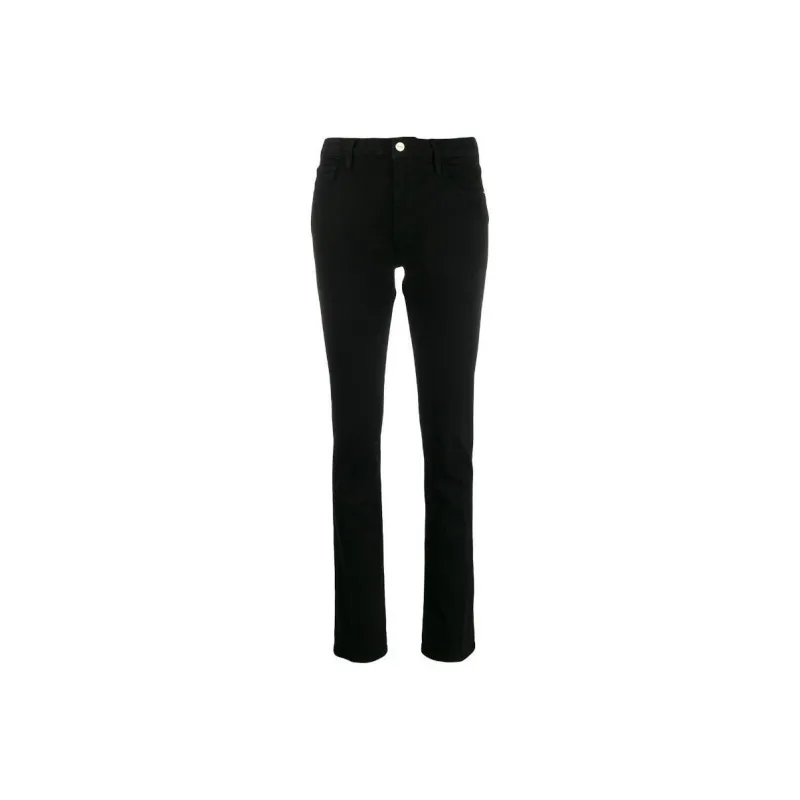 FRAME Sylvie Slender High rise Straight Jeans-0