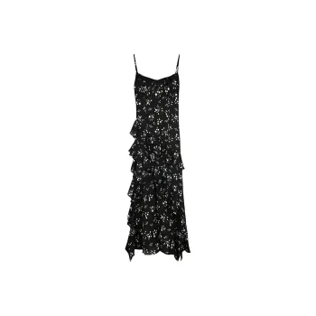DOSOHEB Slip Dress Women's Black