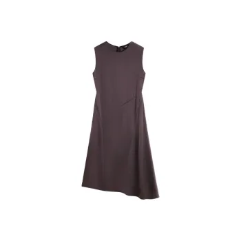 THEORY Sleeveless Dress Women's Coffee Brown