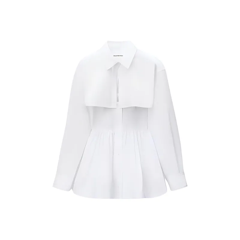 Alexander Wang Smocked Mini Shirt Dress-0