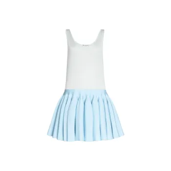 Alaia Knitted Godet Dress