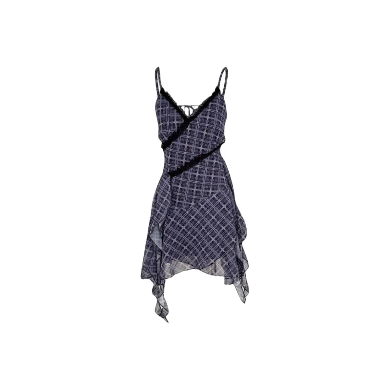 YGPRW Slip Dress Women's Purple-0