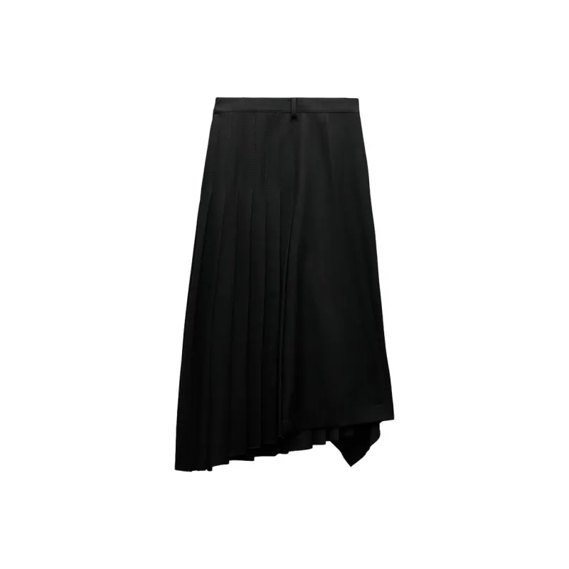 ZARA Casual Long Skirts Women's Black-0