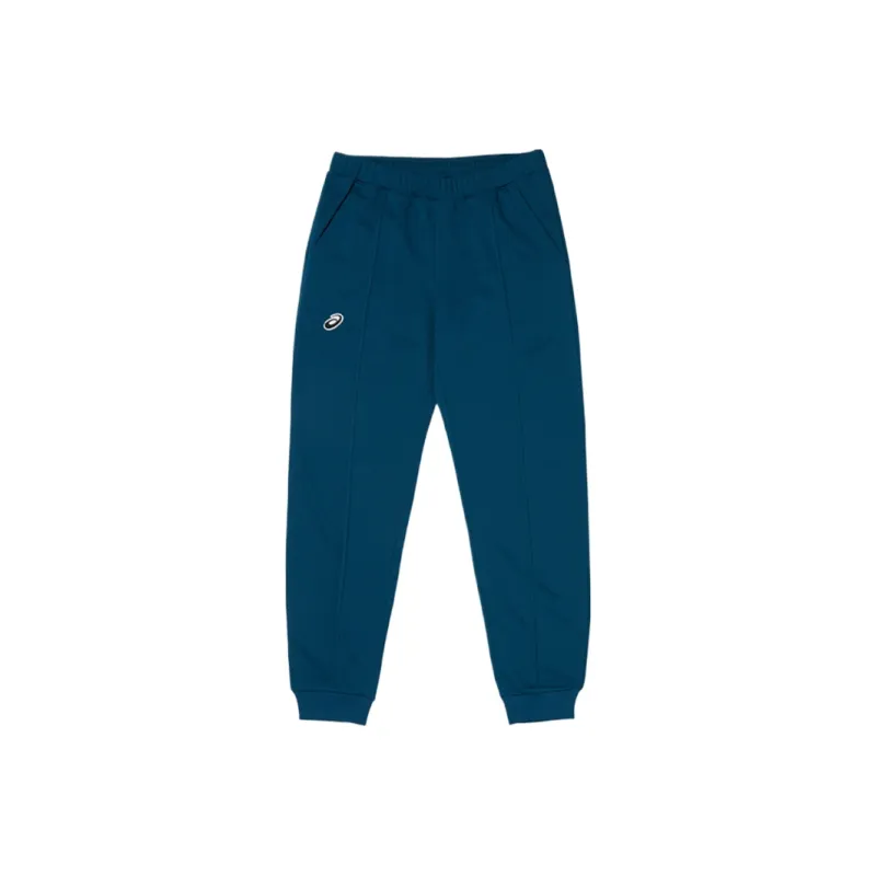 Asics Uni Knitted Sweatpants Men's Gray Blue-0