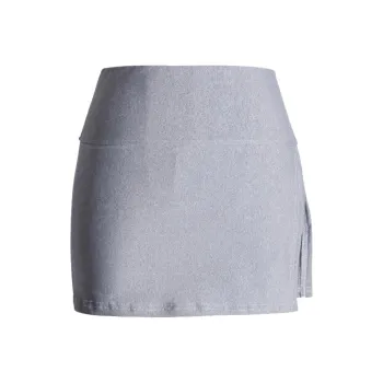 ZNZX Casual Short Skirts Women's Effortless Gray