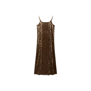 THE SEA LIFE Slip Dress Women's Chestnut