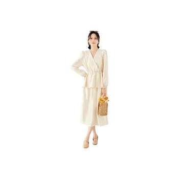TERRE BLEUE Skirt Set Women's Apricot