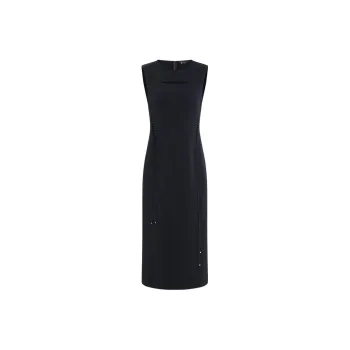 IDPAN Sleeveless Dress Women's Navy Blue