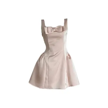 Mu Xiao Xin Slip Dress Women's Pink