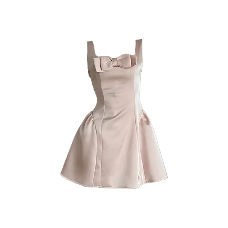 Mu Xiao Xin Slip Dress Women's Pink-0