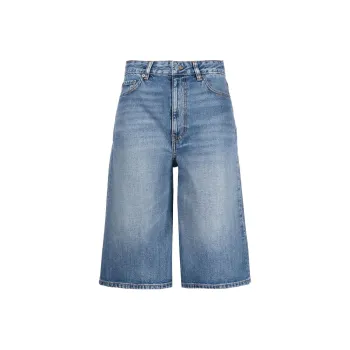 GANNI Denim Shorts Women's Blue