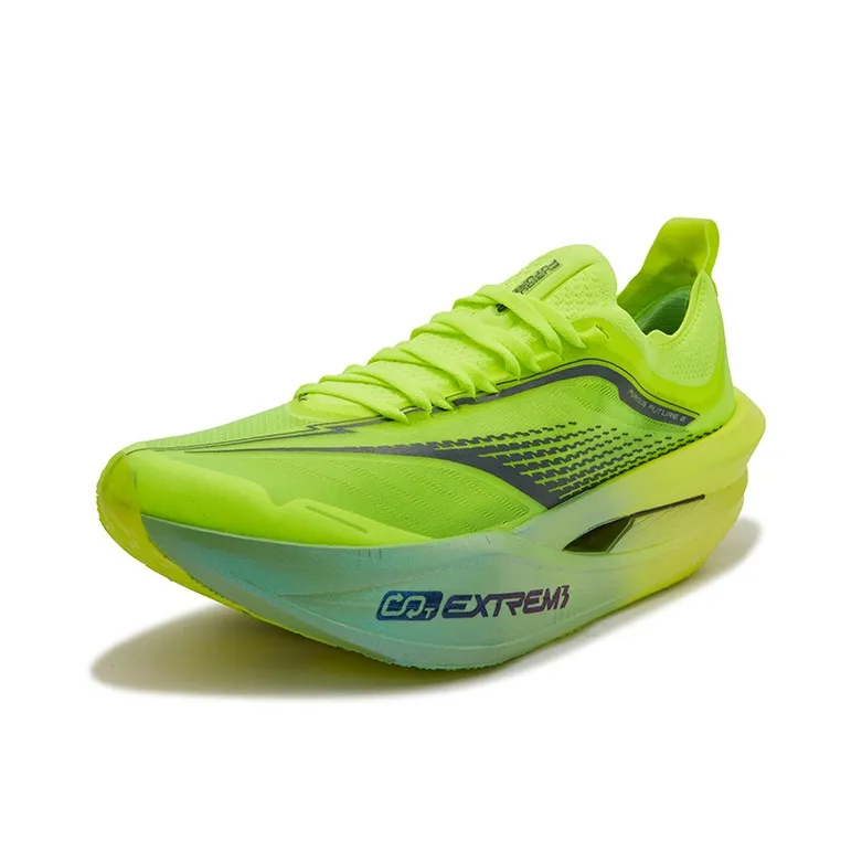 361° Feidiao Future 2.0 Shock Absorbers Slip Resistant Breathable Low Top Casual Running Shoes Unisex Neon Solar Yellow-1