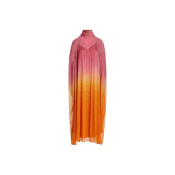 Talbot Runhof Gradient effect Kaftan Dress