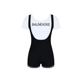 BALNEAIRE Little Black Dress One-Piece Swimsuits Women's Black