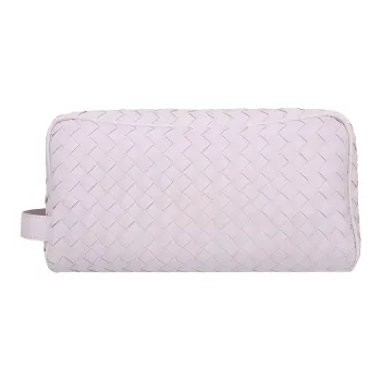 Bottega Veneta Cow Leather Handbag Clutch Regular Men's White
