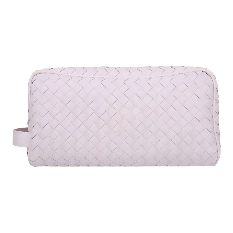 Bottega Veneta Cow Leather Handbag Clutch Regular Men's White-0