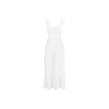 Selkie Collection SS24 Sleeveless Dress Women's Ivory White