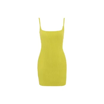 HOUSE OF CB NERI Slip Dress Women's LIME/Lemon