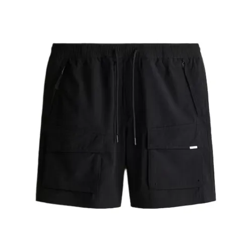 H&M Cargo Shorts Men Black