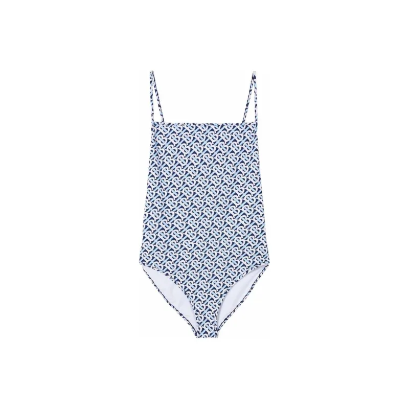 Burberry Women's One-piece Swimsuit Cobalt Blue-0