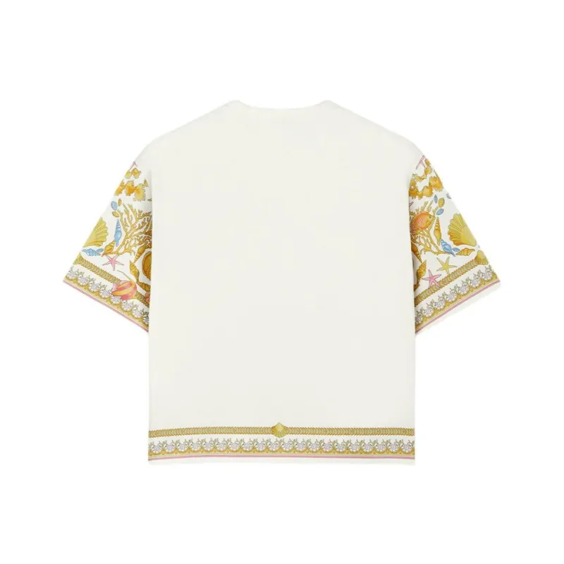 VERSACE Underwater Barocco Crop T shirt-1