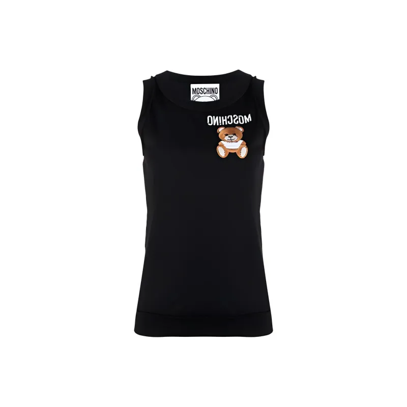 MOSCHINO Sleeveless Sports Shirts Women's Black-0